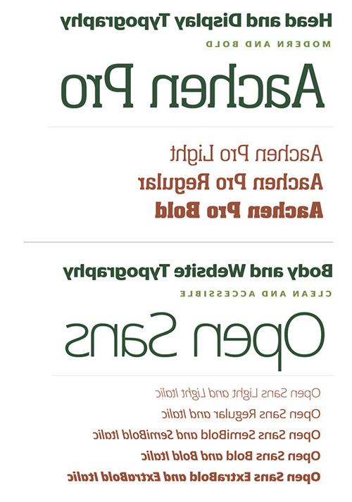 Montana Tech fonts